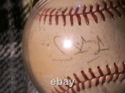 DARRYL STRAWBERRY AUTOGRAPHED OFFICIAL NATIONAL LEAGUE BASEBALL Mets