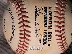 DARRYL STRAWBERRY AUTOGRAPHED OFFICIAL NATIONAL LEAGUE BASEBALL Mets