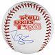 Darryl Strawberry Signed 1986 World Series Official Major League Baseball (PSA)