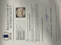 Dave Matthews Signed Official Major League Baseball Dmb Autograph Beckett Loa