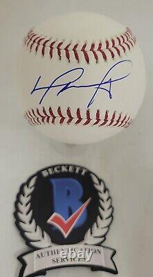 David Ortiz Signed Official Major League Baseball Beckett Boston Red Sox Papi