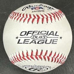 Derek Jeter Signed Rawlings Official League Baseball NY Yankees Auto PSA HOF