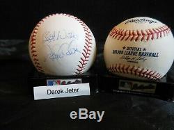 Derek Jeter Signed Rawlings Official Major League Baseball N. Y. Yankees -sale