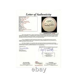 Derek Jeter Yankees Autographed Signed Official League Baseball JSA LOA #YY87049