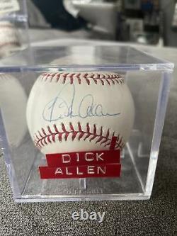 Dick Allen signed autographed official National League baseball MVP Phillies