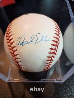 Dock Ellis Signed Official Rawlings National League Baseball MLB JSA COA