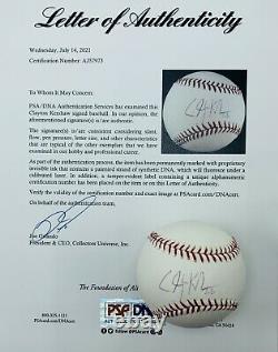 Dodgers Clayton Kershaw Signed Official Major League Baseball. PSA/DNA #AJ57973