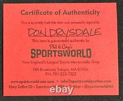 Don Drysdale Autographed A. Barlett Giamatti Official National League Baseball
