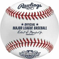 Dozen Rawlings ROMLBOD15 Opening Day Major League Official ROMLB Baseball withCube