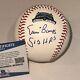 ERNIE BANKS Signed Official WRIGLEY 100th Baseball with Beckett COA & 512 HR Inscr
