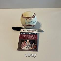 Ernie Banks Autographed Signed Little League Official Baseball JSA #AW52694