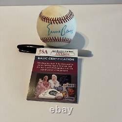 Ernie Banks Autographed Signed Little League Official Baseball JSA #AW52694