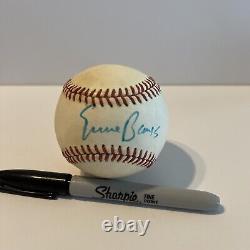 Ernie Banks Autographed Signed Little League Official Baseball JSA #AW52694