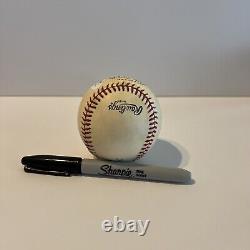 Ernie Banks Autographed Signed Little League Official Baseball JSA #AW52694