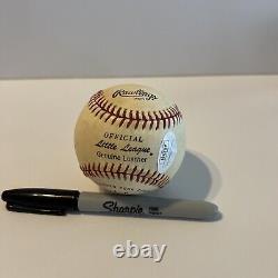 Ernie Banks Autographed Signed Little League Official Baseball JSA #AW52694