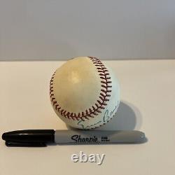 Ernie Banks Autographed Signed Little League Official Baseball JSA #AW52694