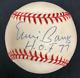 Ernie Banks H. O. F. 77 Auto Official National League Baseball JSA COA