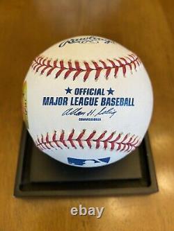 Ernie Banks Mr. Cub Signed Autographed Official Major League Baseball RJ COA