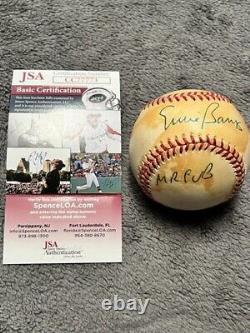 Ernie Banks, Mr. Cub, Signed Official National League Ball with JSA Cert