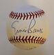 Ernie Banks Signed Official Major League Baseball 512 HR Insc Chicago Cubs JSA