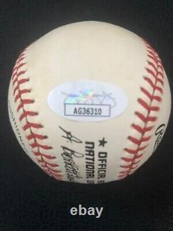 Ernie Banks Signed Official National League Baseball JSA Authentication