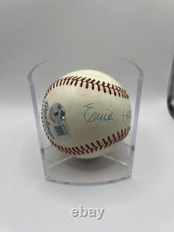 Ernie Harwell Signed Official American League Baseball With Cube Beckett COA