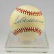 Excellent Ted Williams Autographed on Official American League Baseball with CoA