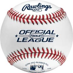 FLAT SEAM Official League Baseballs FSOLB1 Youth/14U Recreational Use Pr