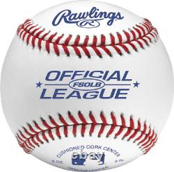 FLAT SEAM Official League Baseballs FSOLB Youth/14U Recreational Use Pra