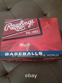 Field of Dreams Baseball CASE OF 12 + 2 PROGRAMS. Rawlings Official League L@@K