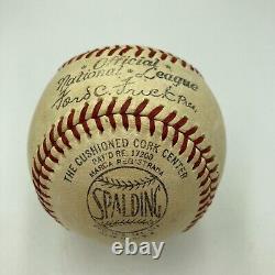 Frankie Frisch Single Signed Official National League Baseball Beckett COA