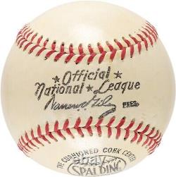 Fred Snodgrass Single Signed Official National League Baseball JSA COA