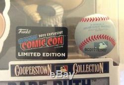 Funko Pop Babe Ruth #03 2019 NYCC Ltd Edition Official Major League Sticker NIB