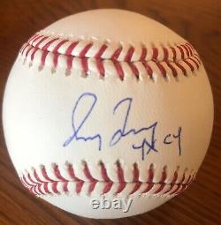GREG MADDUX Autographed Signed Official Major League Baseball 4xCY insc. BECKETT