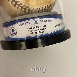 Gabby Hartnett Single Signed 1938 Official League Baseball BGS Beckett Authentic