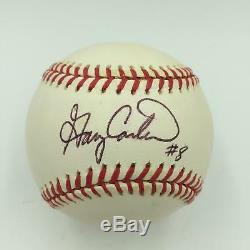 Gary Carter #8 Signed Official American League Baseball With JSA COA