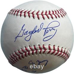 Gaylord Perry Autographed Official Major League Baseball (JSA) Autographed Bas