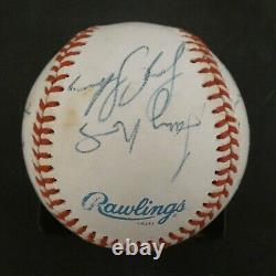 George Steinbrenner Signed Official AL Baseball with Minor League Yankees