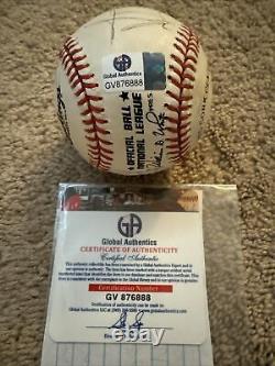 Global signed Strawberry Larkin Jo Official National League Rawlings Baseball