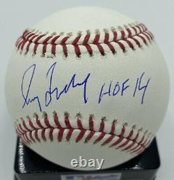 Greg Maddux Autographed Rawlings Official Major League Baseball HOF 14 LOJO