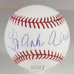 HANK AARON signed Official Major League Baseball BRAVES auto STEINER MLB OML