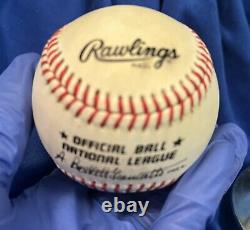 HOF WILLIE MAYS autographed? Rawlings official National league baseball SIGNED