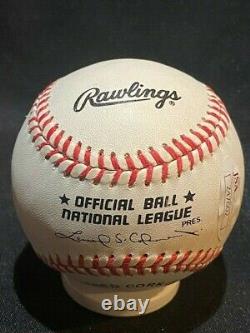 Hank Aaron 755 Signed Autographed Official National League Baseball JSA