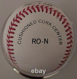 Hank Aaron Autographed Baseball Official National League Baseball? HOF