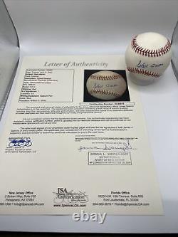 Hank Aaron Autographed Official National League Baseball JSA