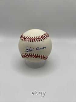Hank Aaron Autographed Official National League Baseball JSA