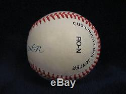 Hank Aaron Autographed Official National League (Coleman) Baseball Full JSA LOA