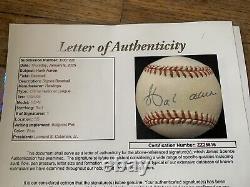 Hank Aaron Autographed Official Rawlings Baseball Signed with JSA LOA ZZ25616