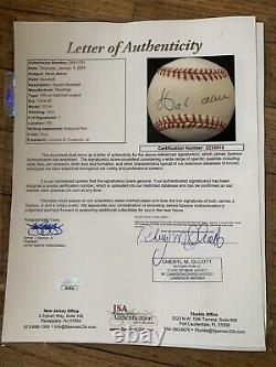 Hank Aaron Autographed Official Rawlings Baseball Signed with JSA LOA ZZ25616