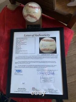 Hank Aaron Autographed Official Rawlings Baseball Signed with JSA LOA ZZ25616